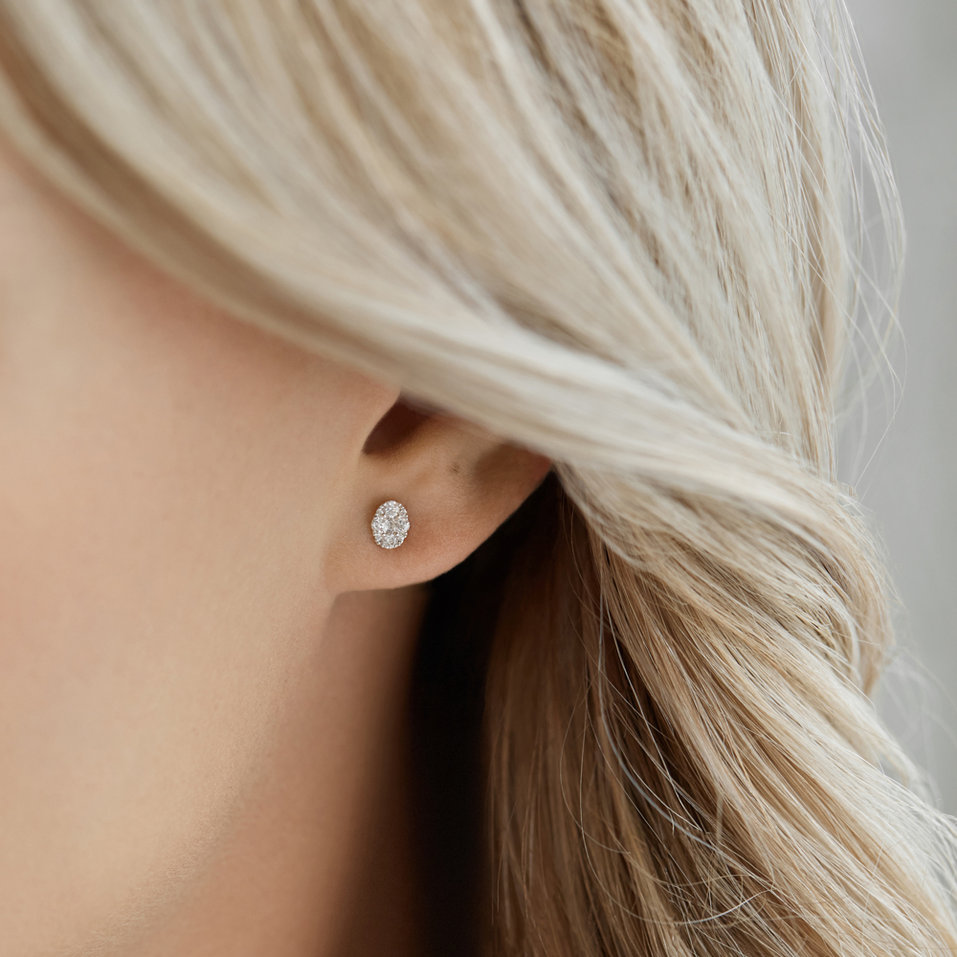 Náušnice s diamanty One Thousand And One Nights