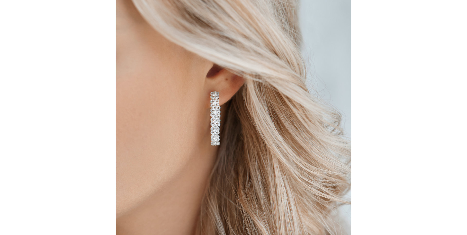 Náušnice s černými diamanty Charming Passion