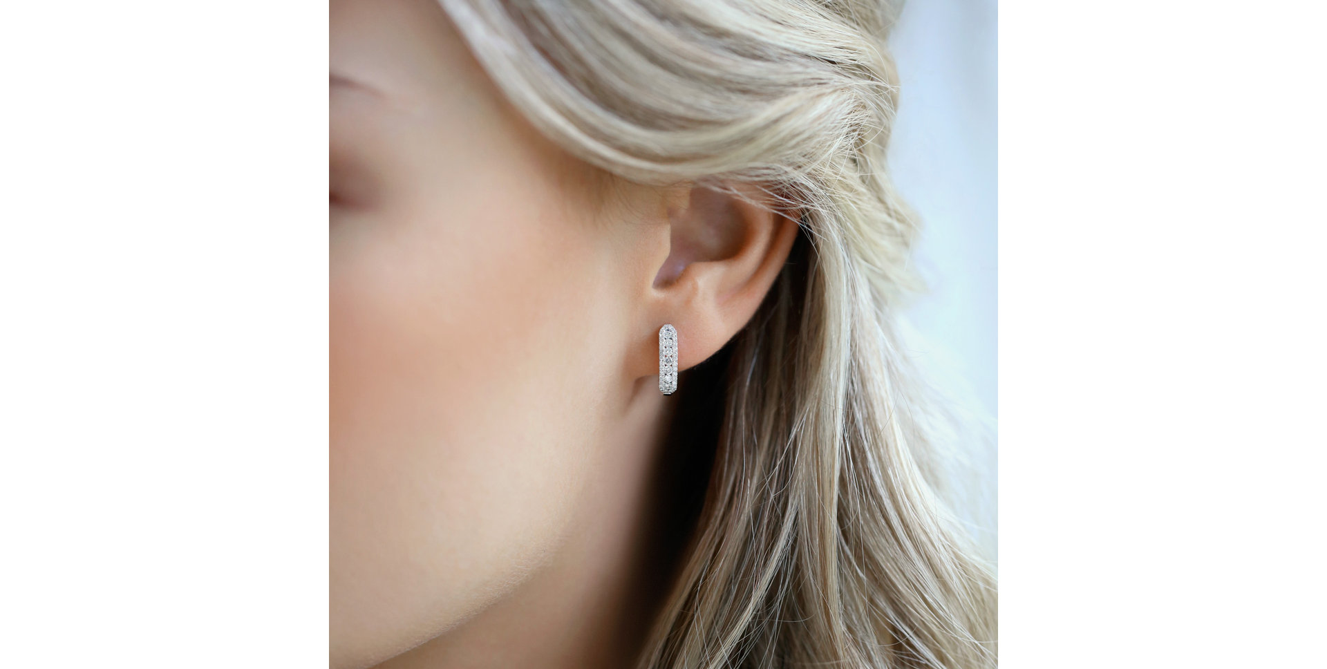 Náušnice s diamanty Midnight Dream