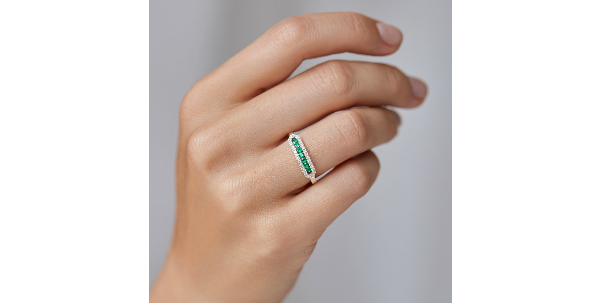 Prsten s diamanty a rubíny Bright Life