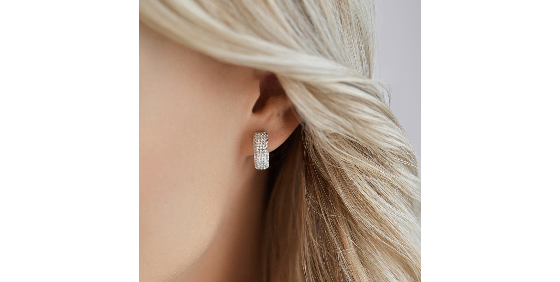 Náušnice s diamanty Luxury Message