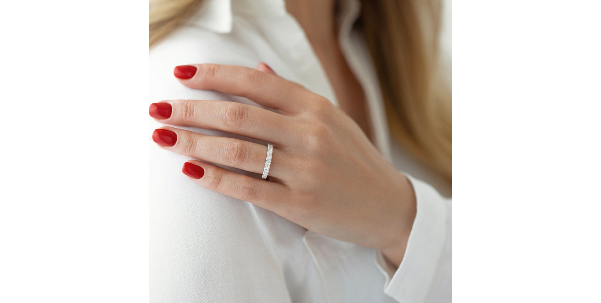 Prsten s černými diamanty Infinite Grace