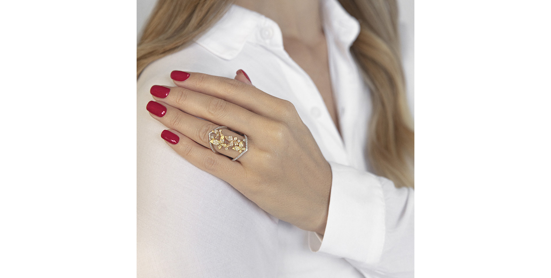 Prsten s diamanty Fabulous Wings