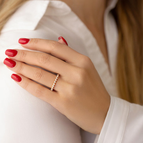 Prsten s diamanty Eleanor
