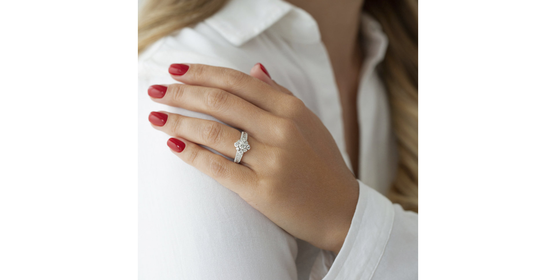 Prsten s diamanty Doriana