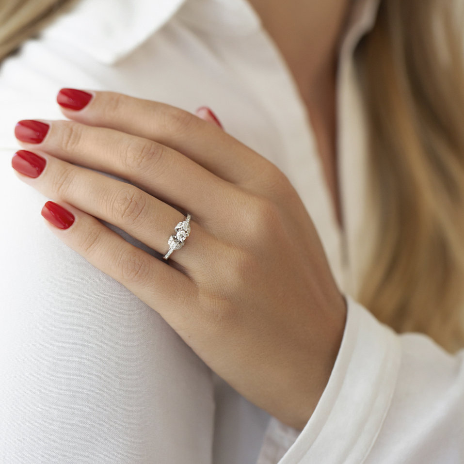 Prsten s diamanty Tugdual