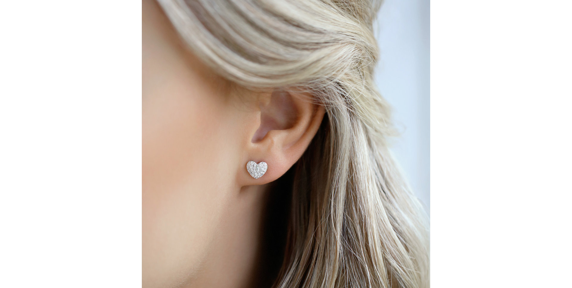 Náušnice s diamanty First Love