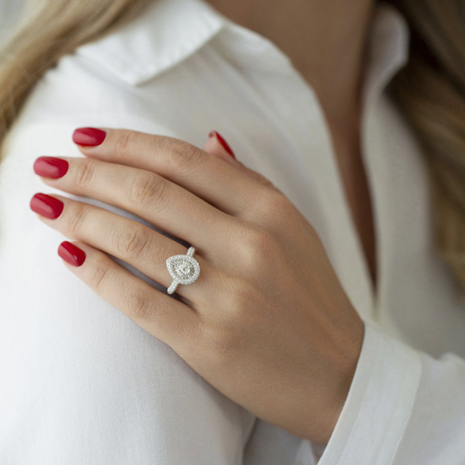 Prsten s diamanty Monte Carlo