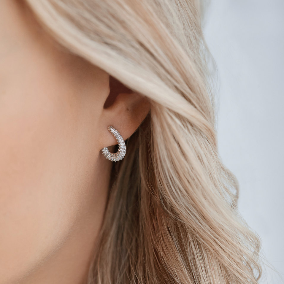 Náušnice s diamanty Charming Sun