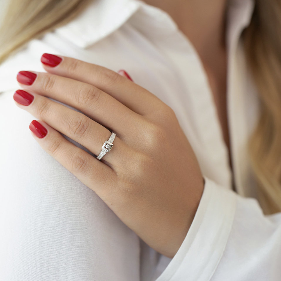 Prsten s diamanty Octave