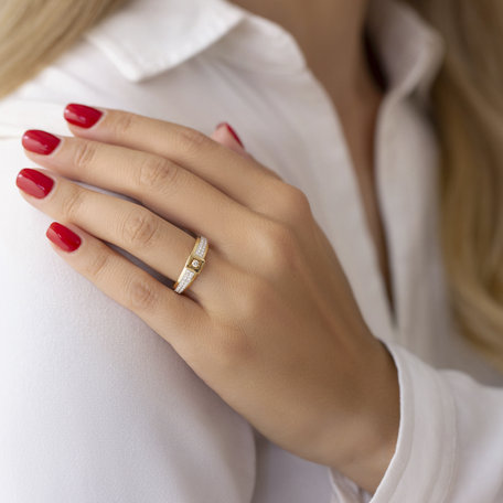 Prsten s diamanty Emilijana