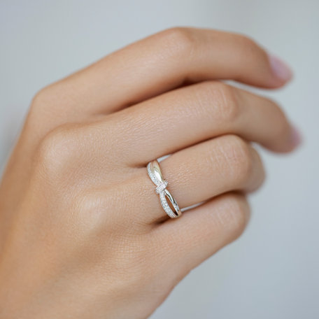 Prsten s diamanty Seductive Ribbon