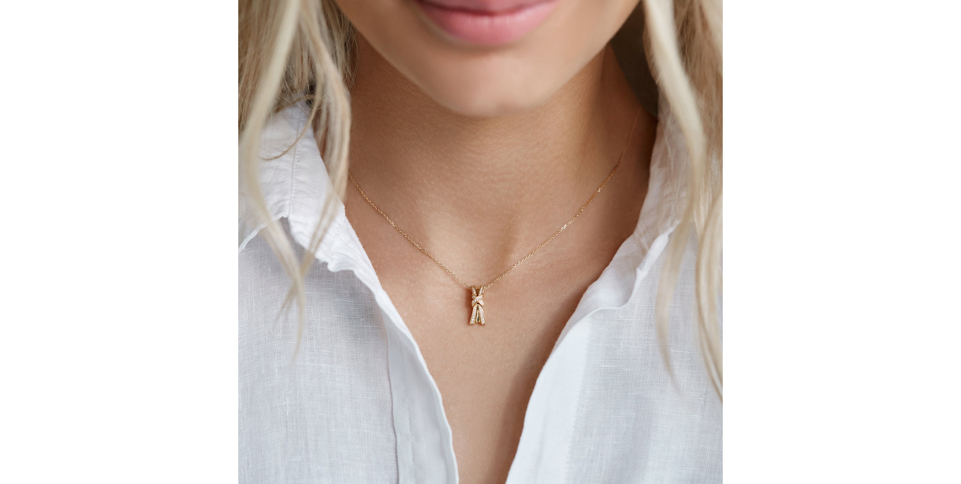 Přívěs s diamanty Bound by Love