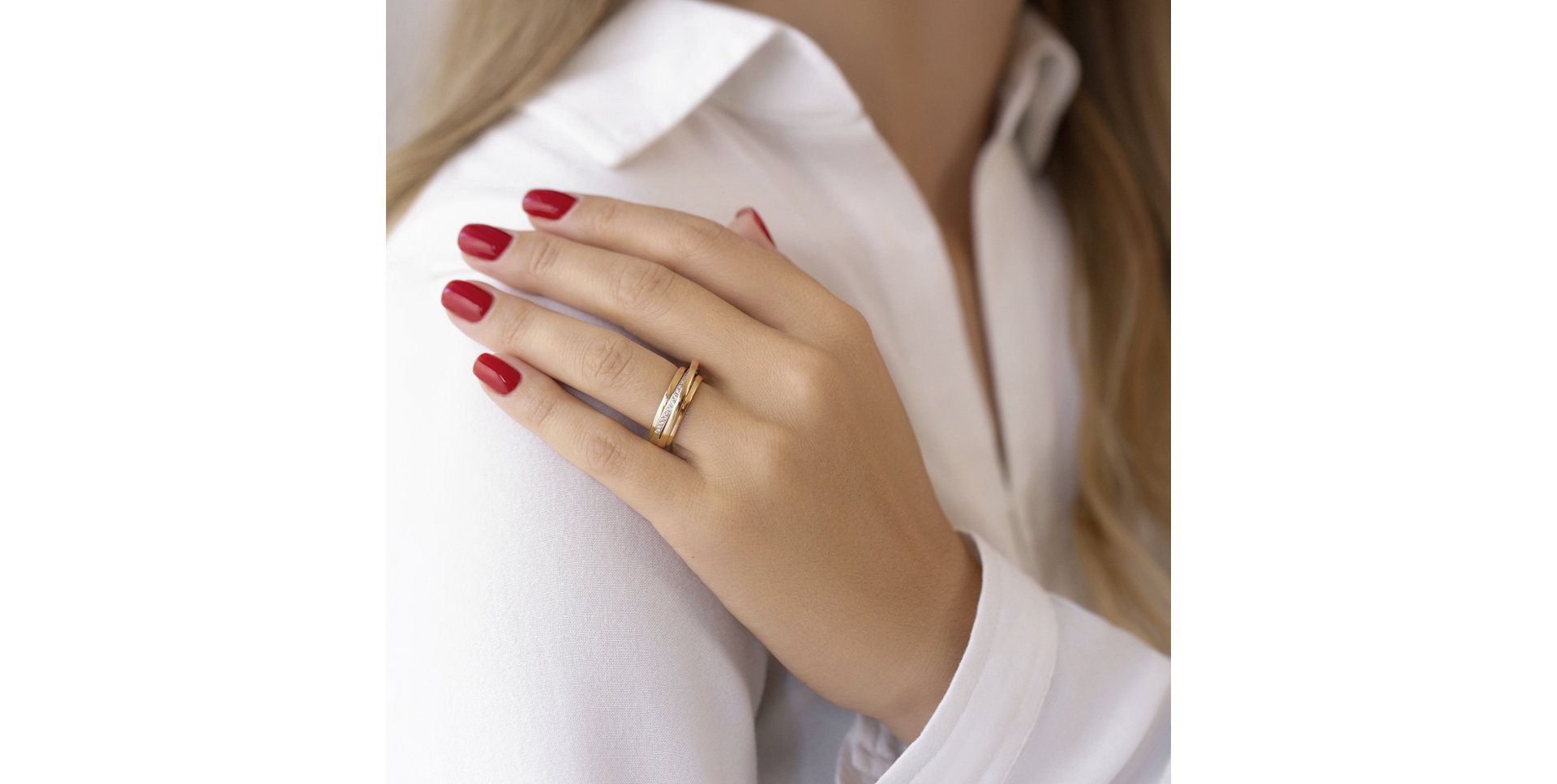 Prsten s diamanty Agaton