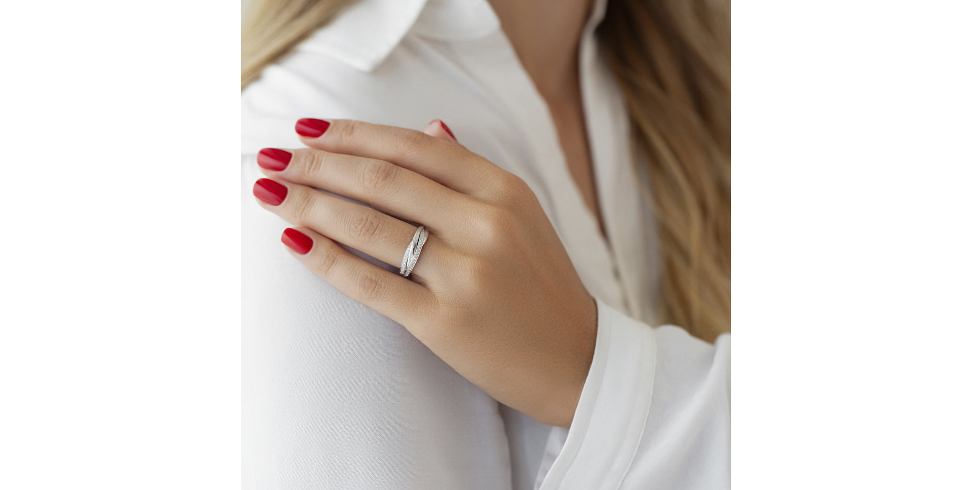 Prsten s diamanty Sanders