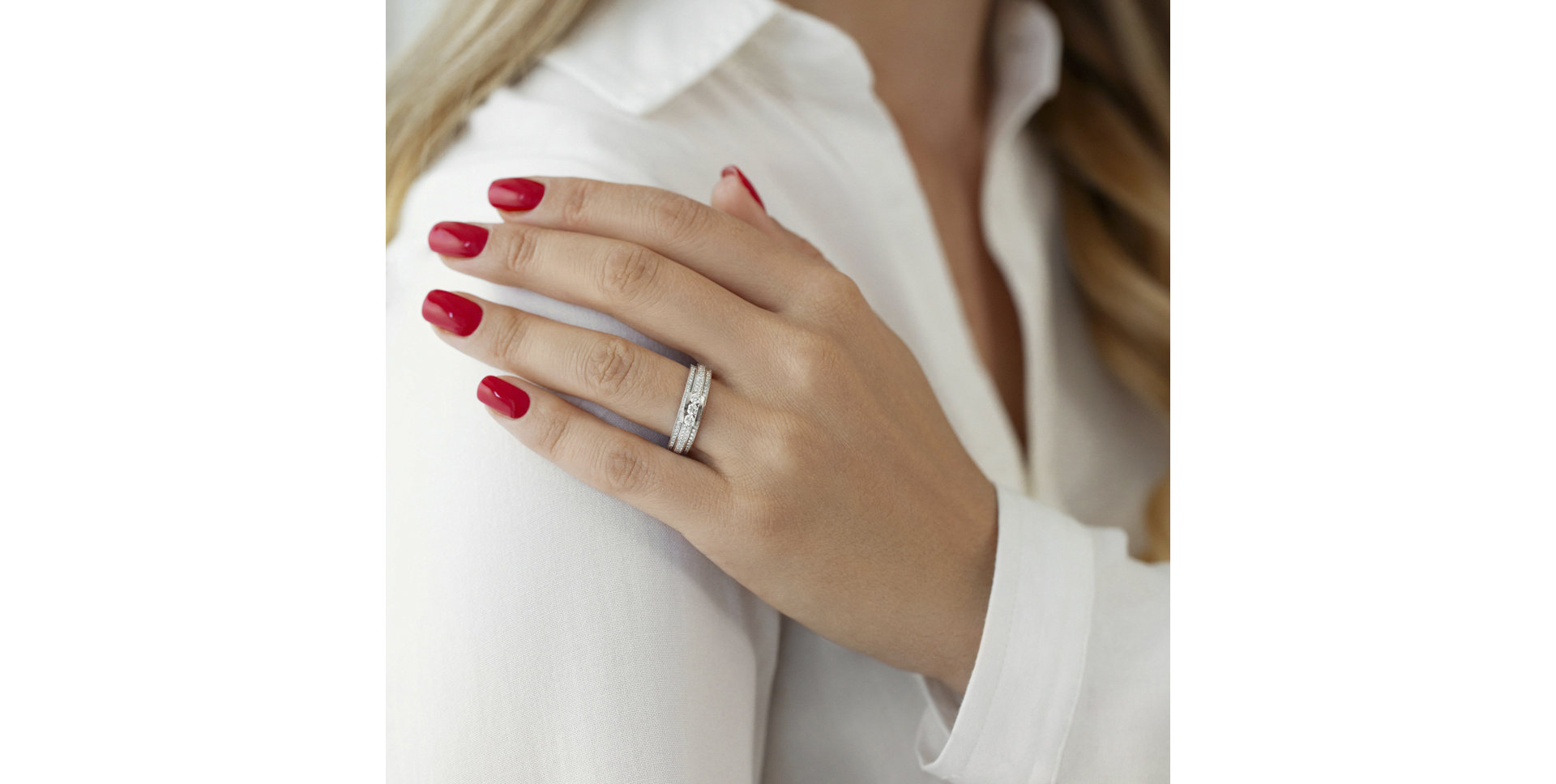 Prsten s diamanty Gabija