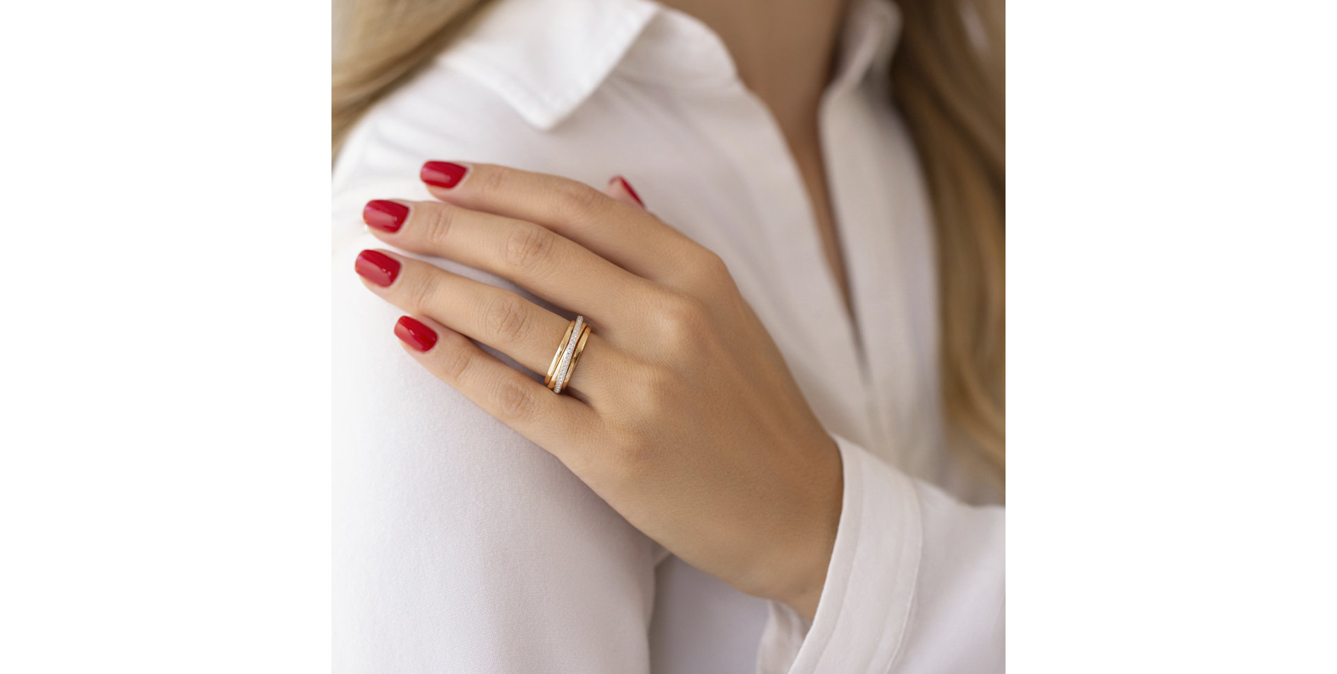 Prsten s diamanty Julijana