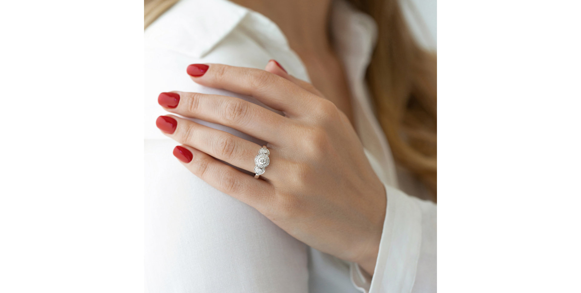 Prsten s diamanty Stylish Life