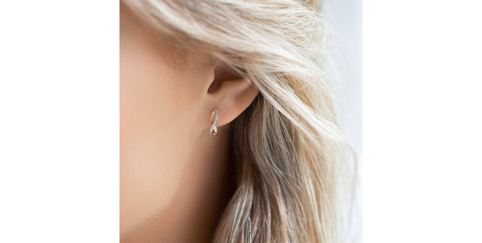 Náušnice s diamanty Infinite Glory