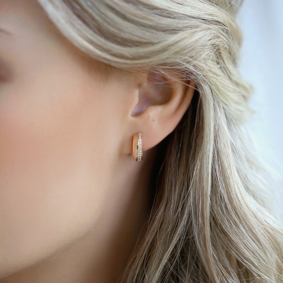 Náušnice s diamanty Flash of Light