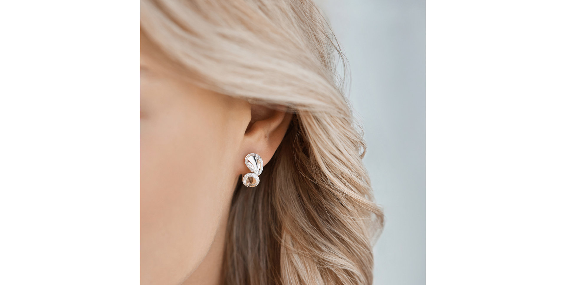 Náušnice s diamanty Fancy Drops