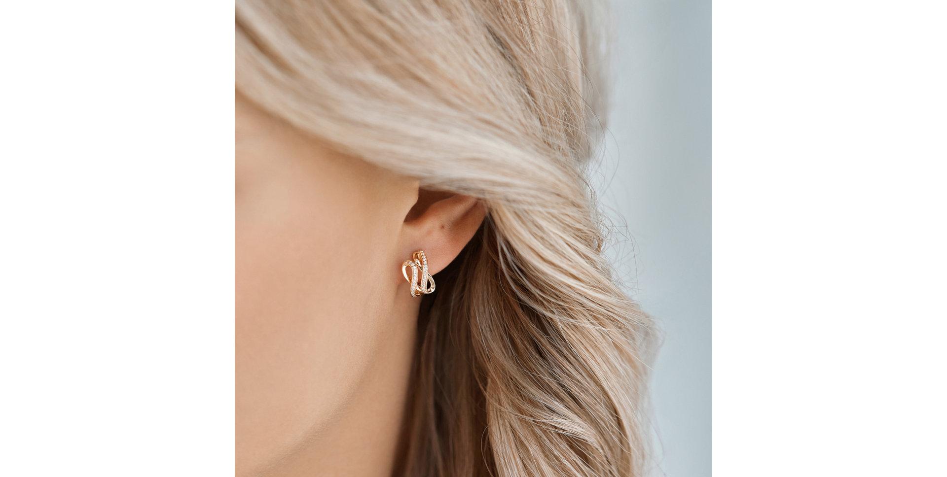 Náušnice s diamanty Infinite Moonlight