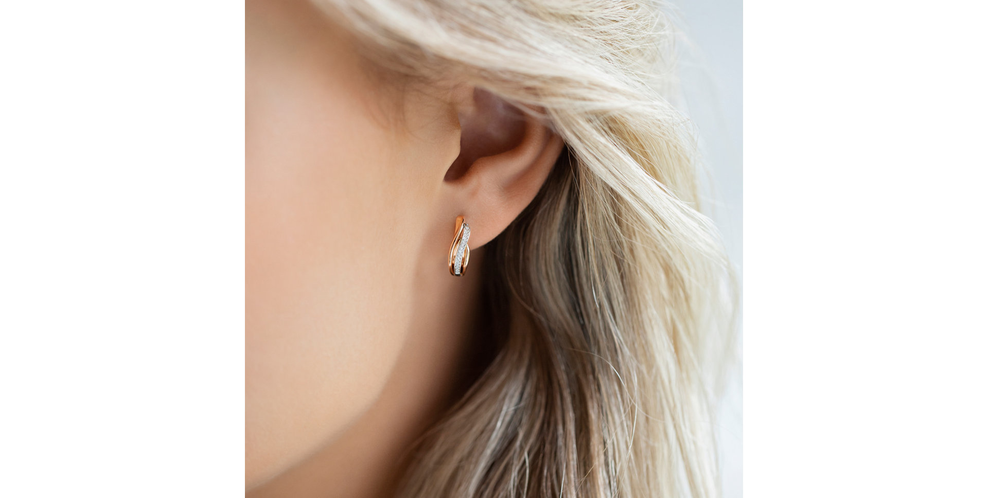 Náušnice s diamanty Precious Ray