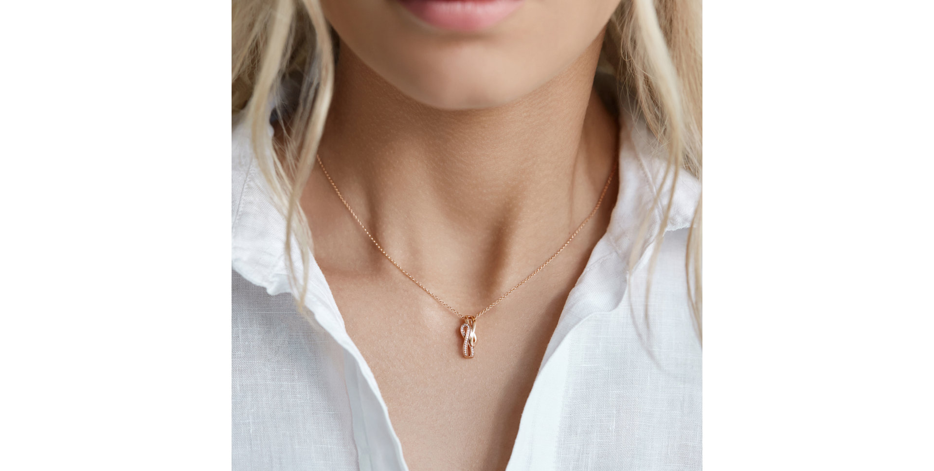 Přívěs s diamanty Shiny Loop