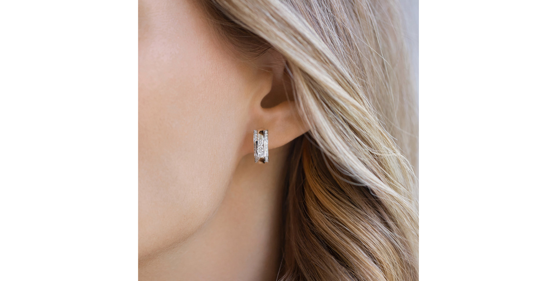 Náušnice s diamanty Amazing Mosaic