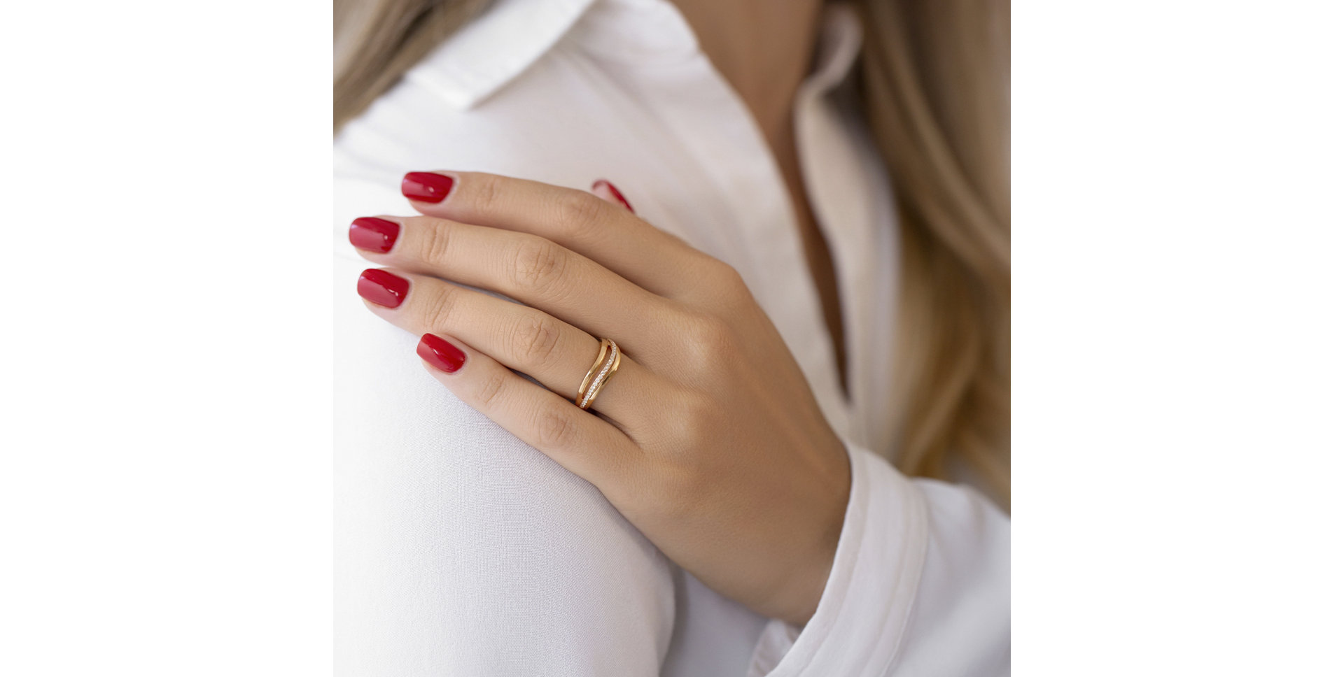 Prsten s diamanty Maura