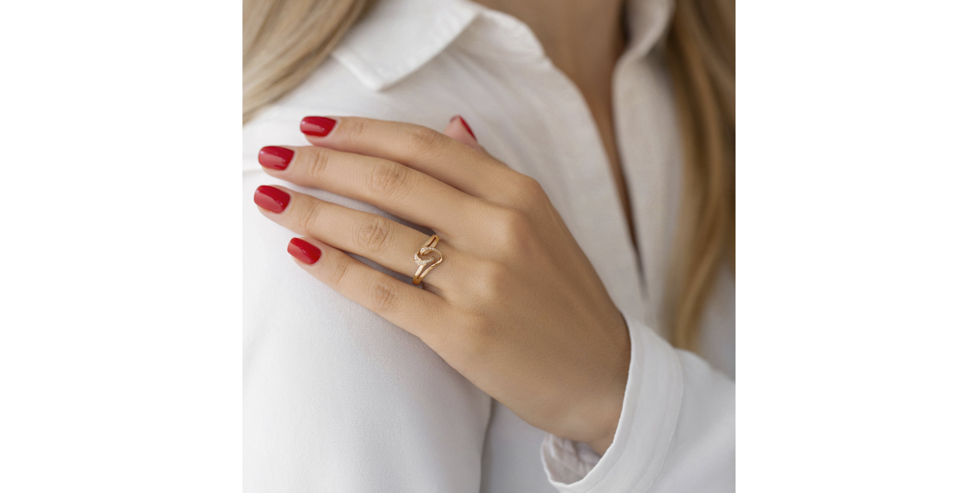 Prsten s diamanty Massimiliano