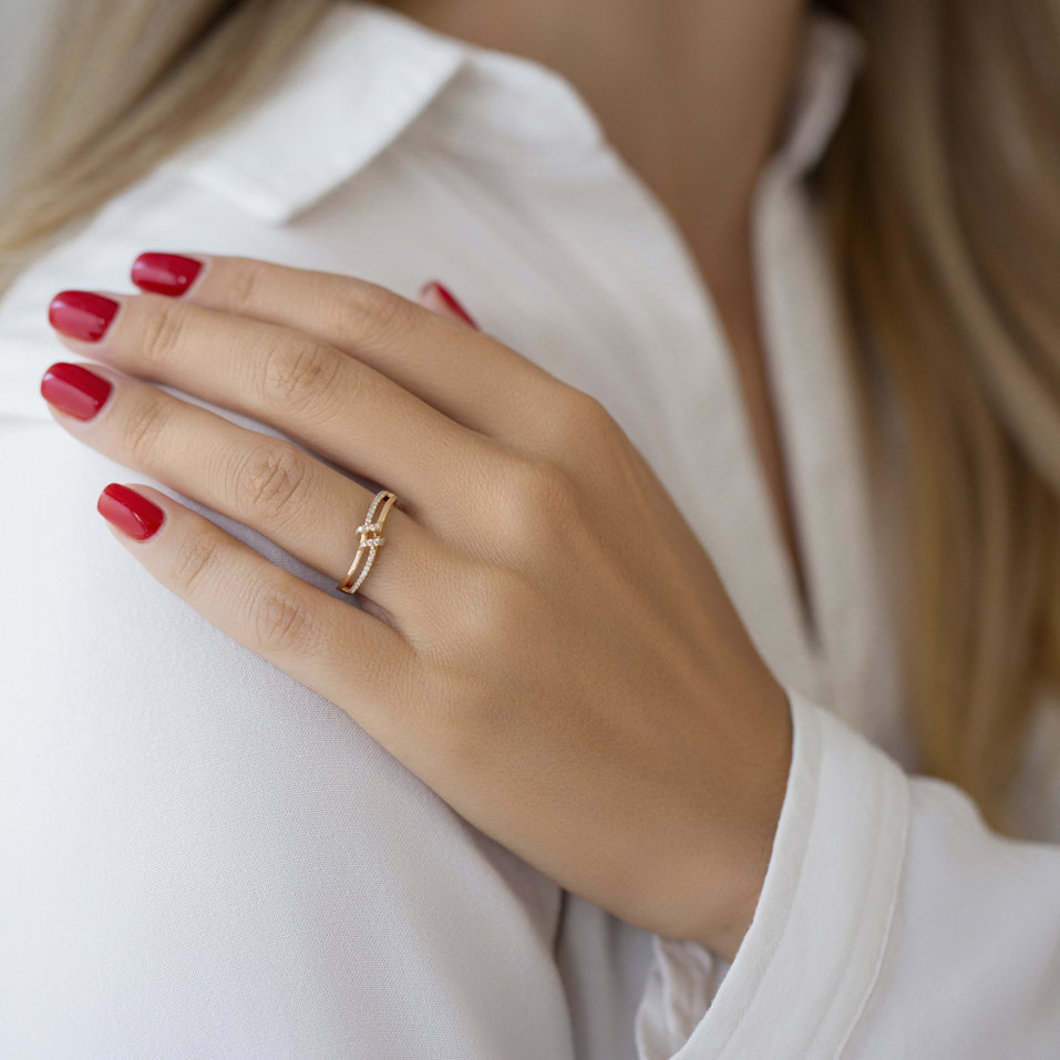 Prsten s diamanty Martinus