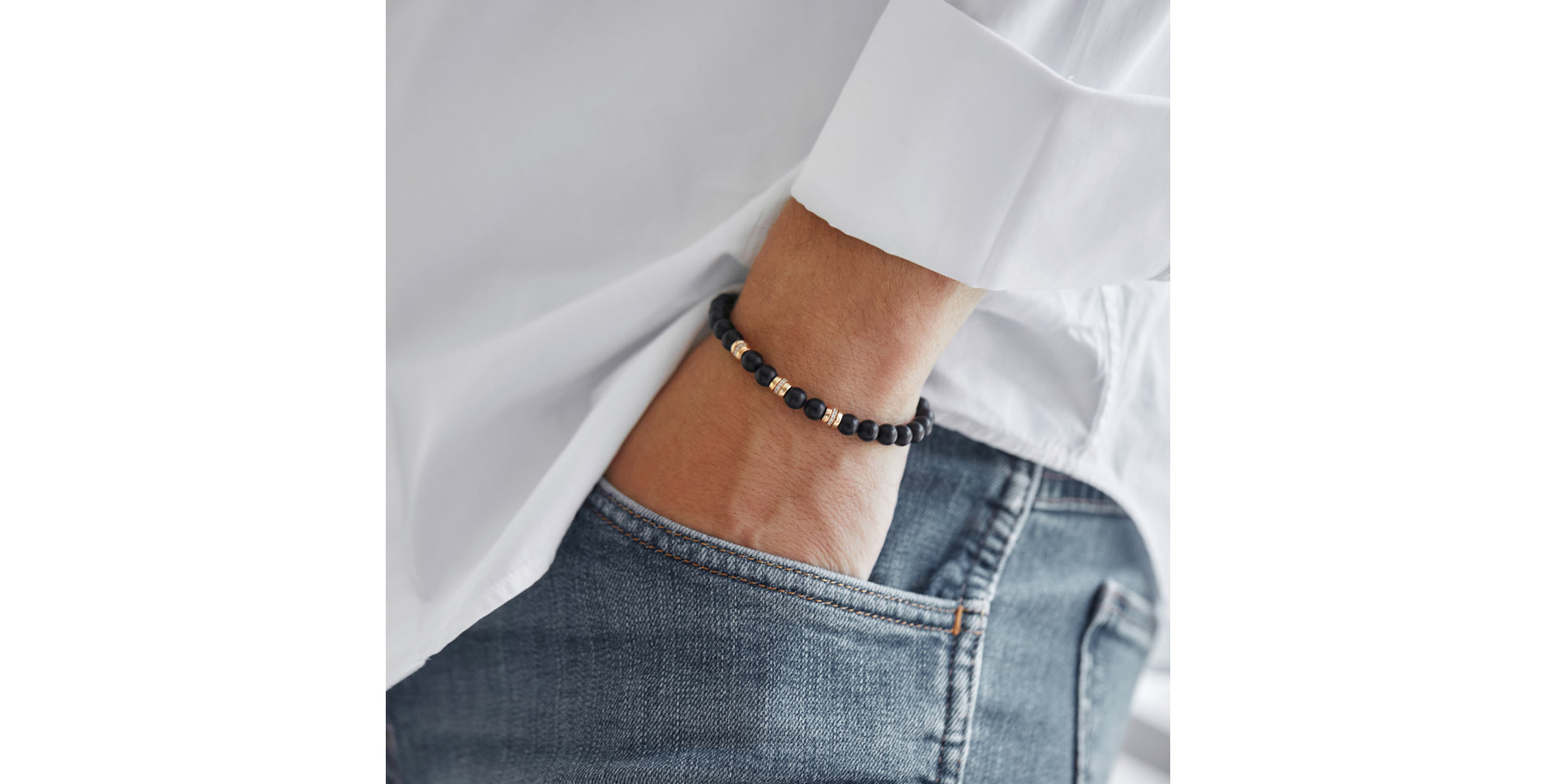 Náramek s diamanty a acháty Magic Jewel