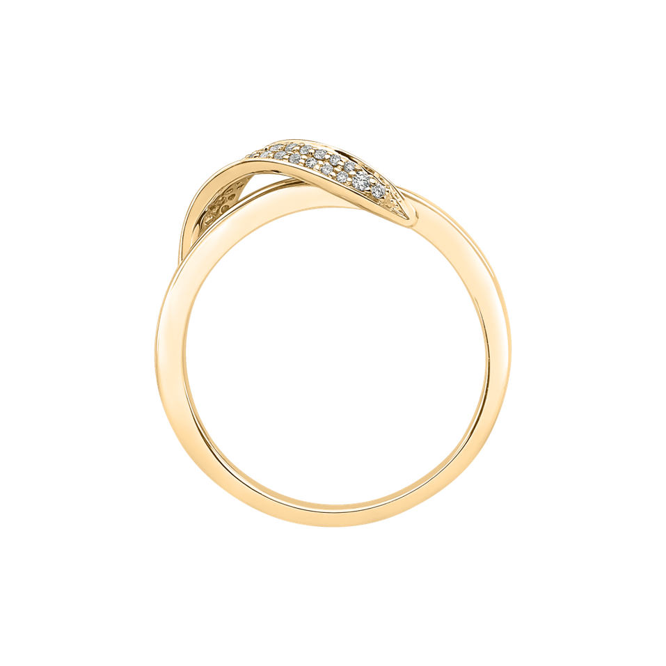 Prsten s diamanty Alluring Waves