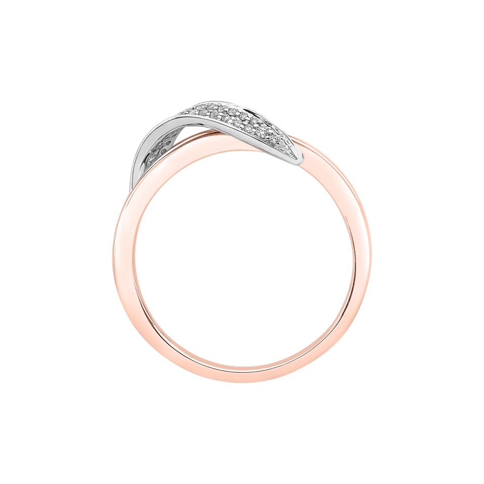 Prsten s diamanty Alluring Waves