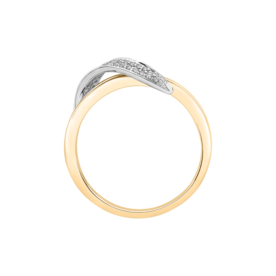 Prsten s diamanty Alluring Waves