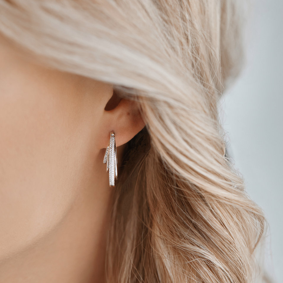 Náušnice s diamanty Charming Orion