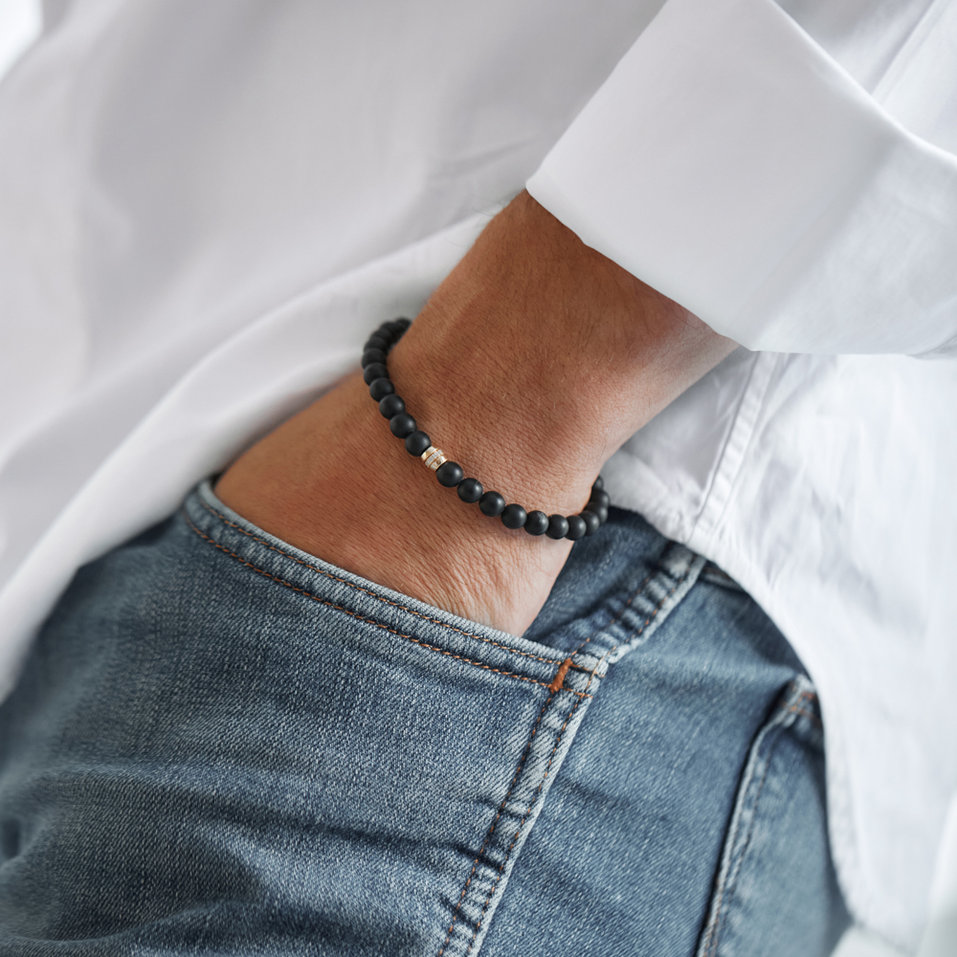 Náramek s diamanty a acháty Oracle