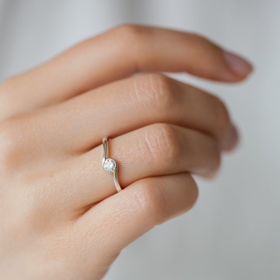 Prsten s diamantem Adorable Joy