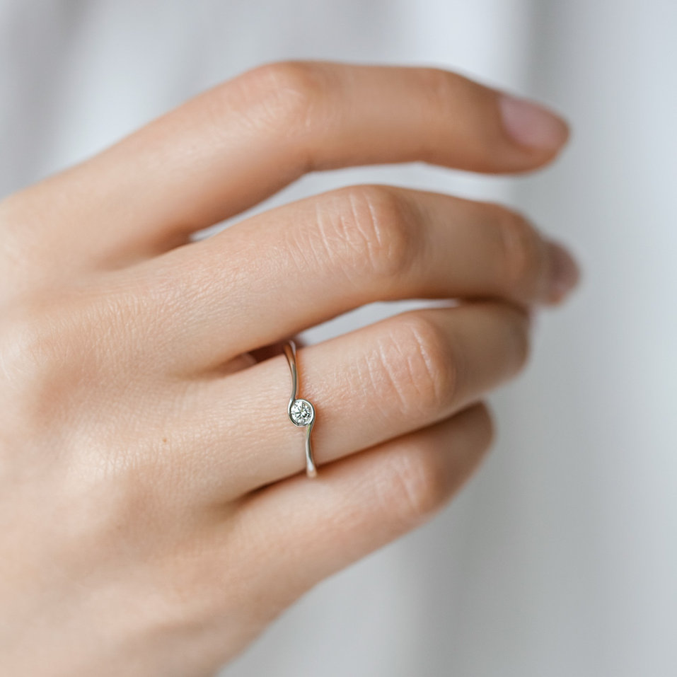 Prsten s diamantem Adorable Joy