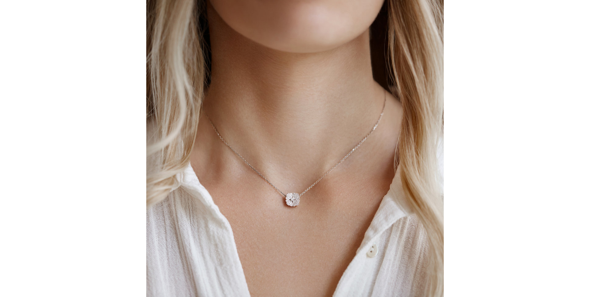 Přívěs s černými diamanty Diamond Bouquet