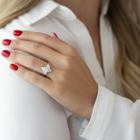 Prsten s diamanty Barbolea