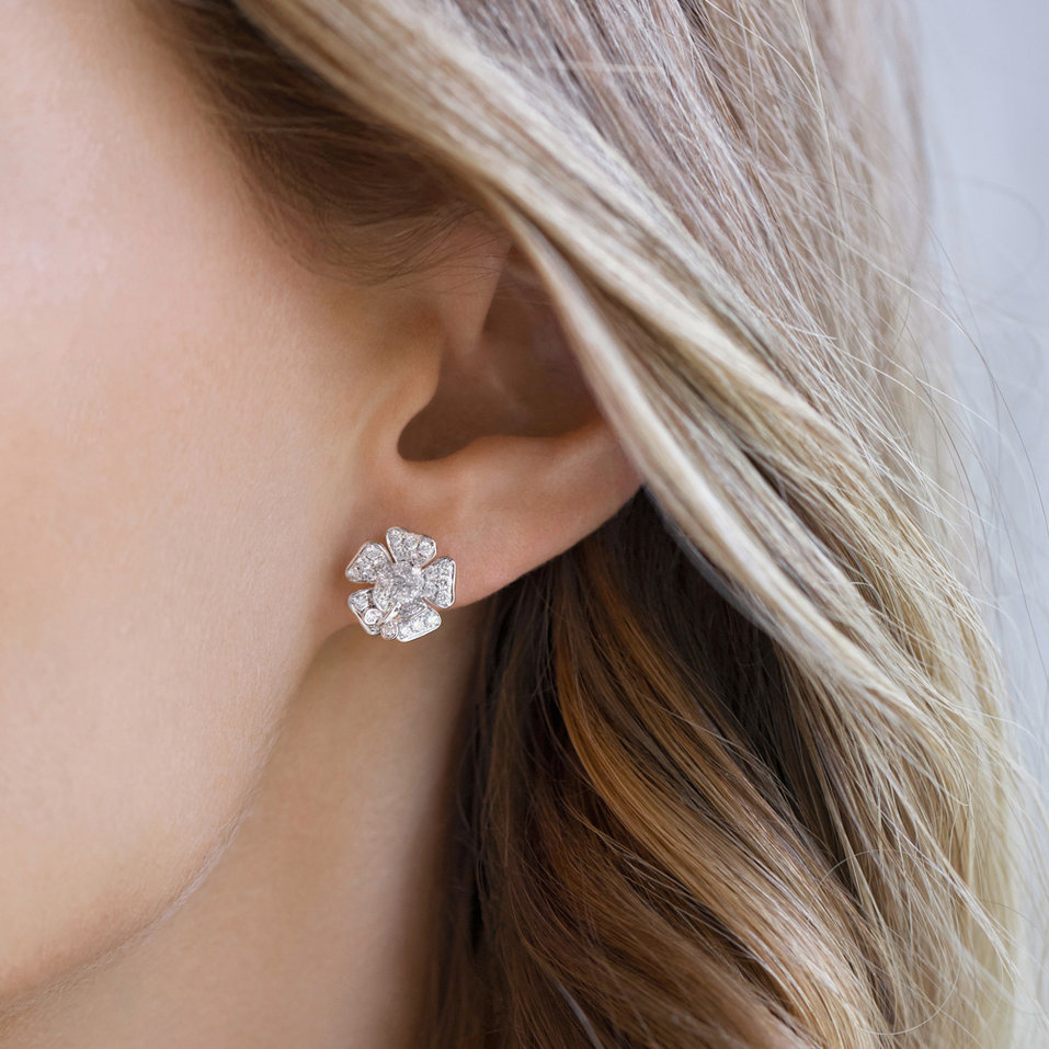 Náušnice s diamanty Garden Life