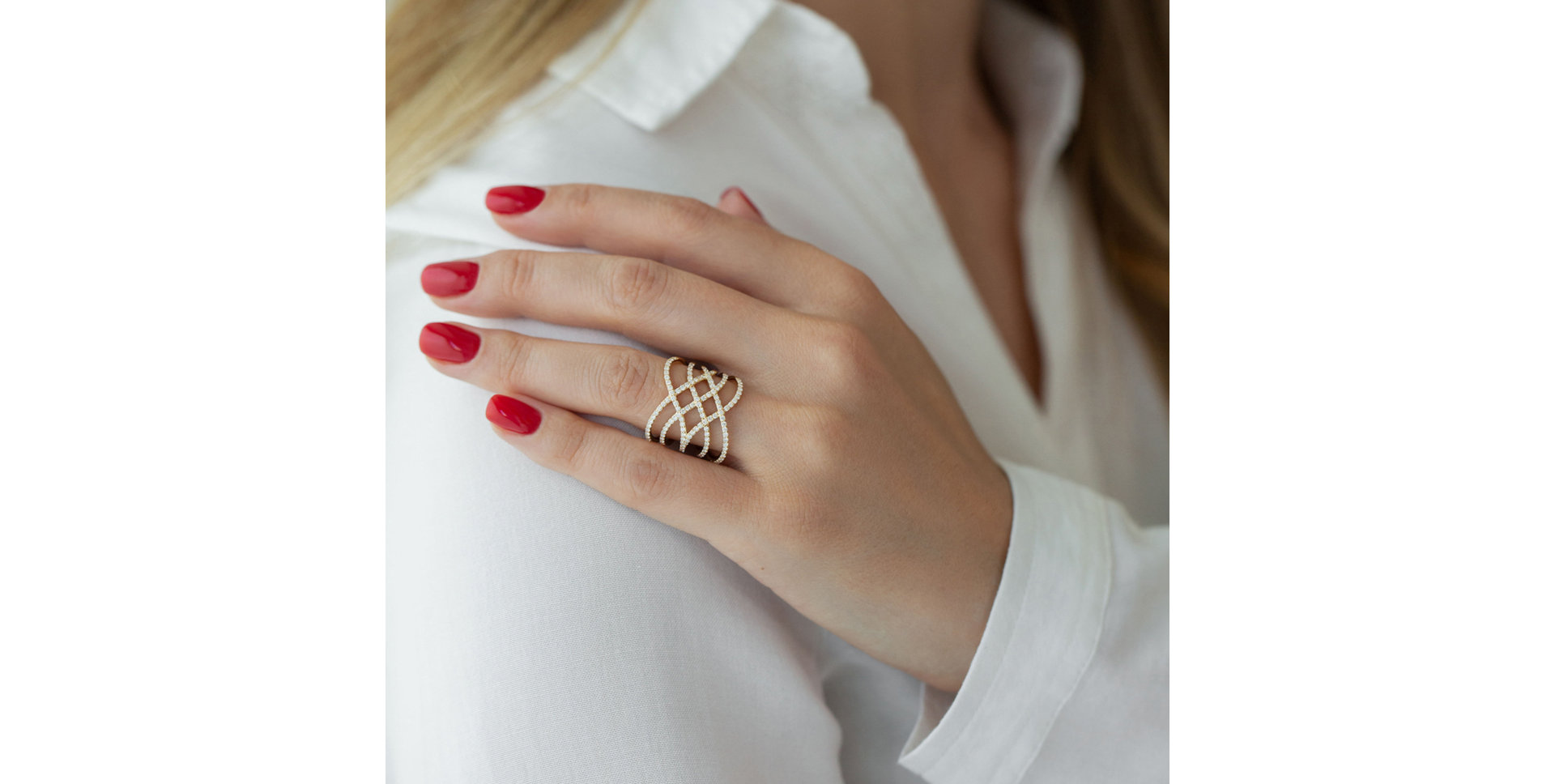 Prsten s černými diamanty Starshine Highness