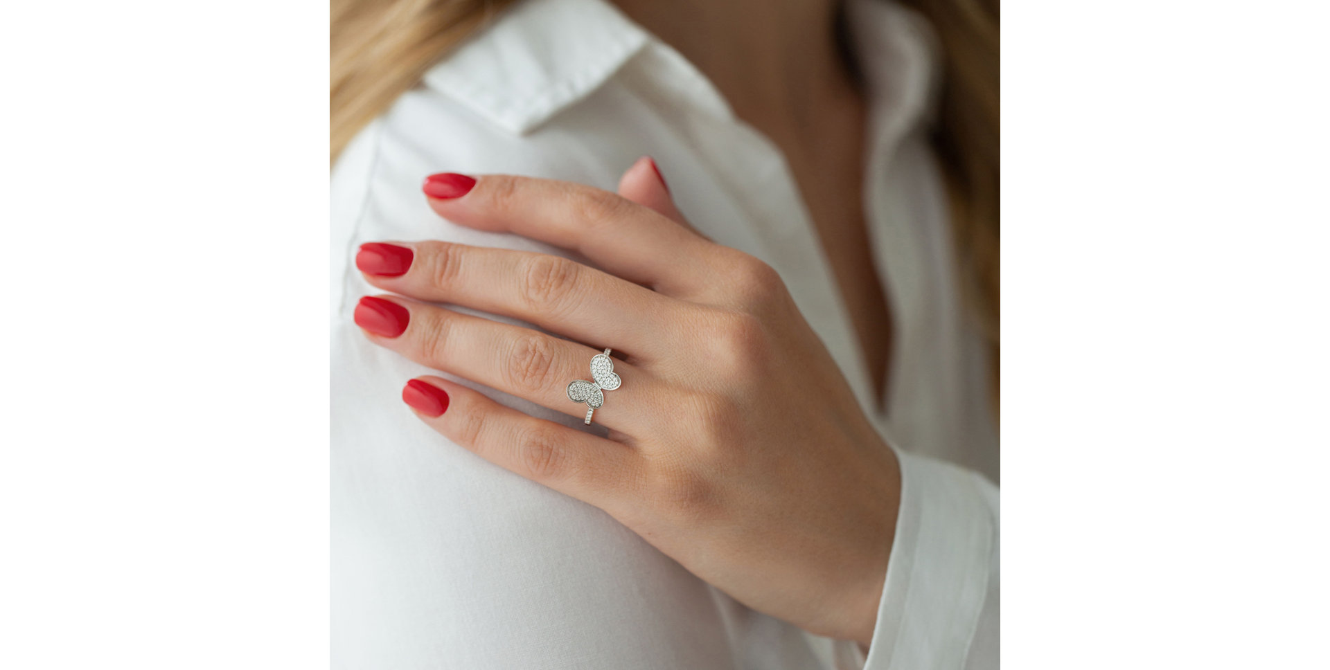 Prsten s hnědými diamanty Fantastic Gem