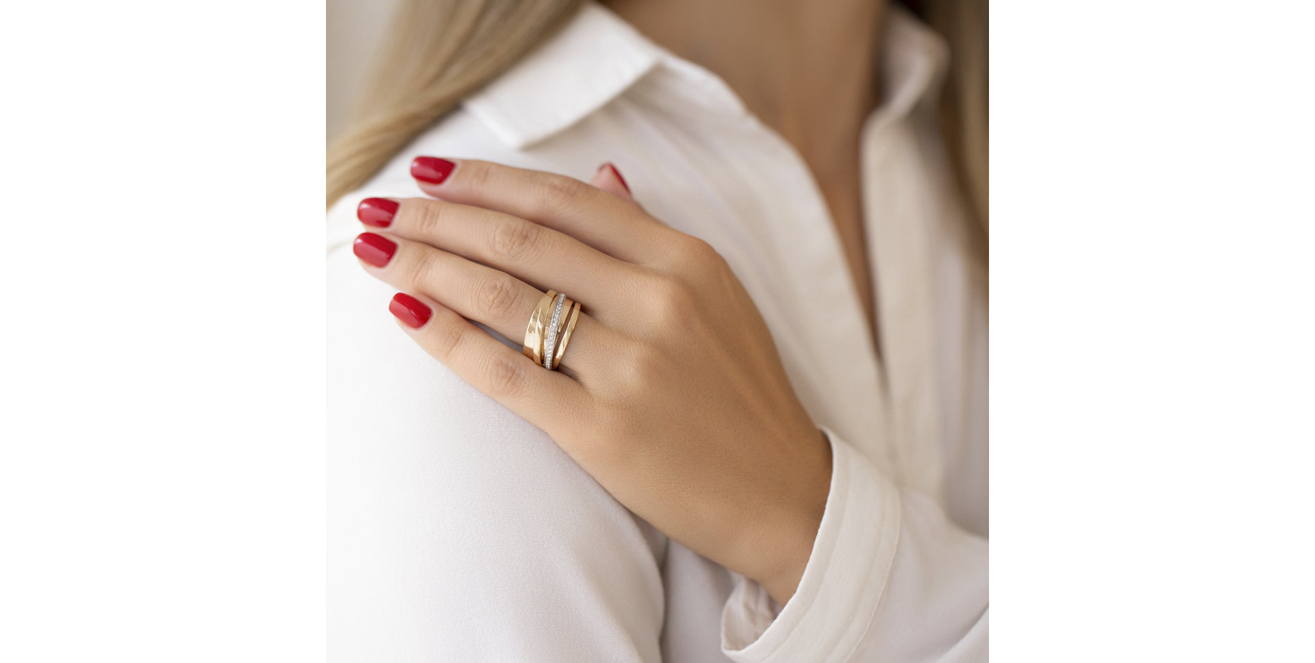 Prsten s diamanty Hyacinthe