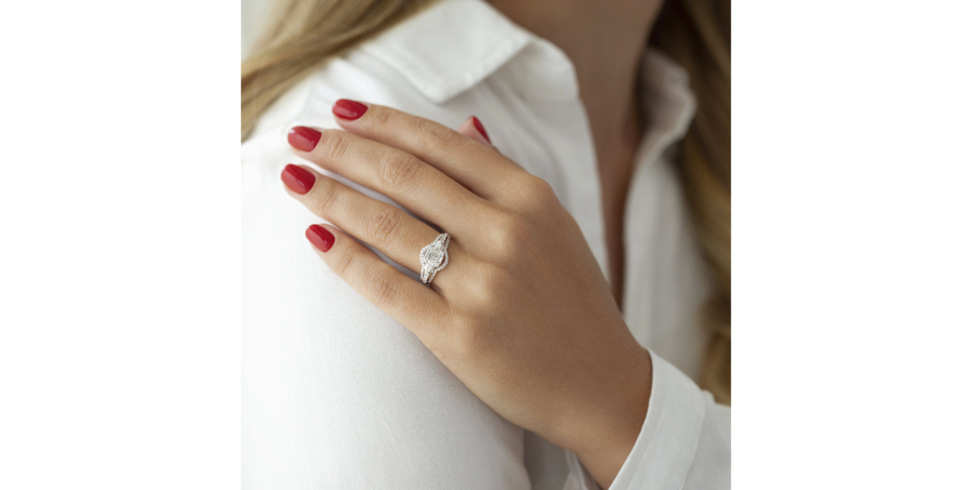 Prsten s diamanty Gladissa