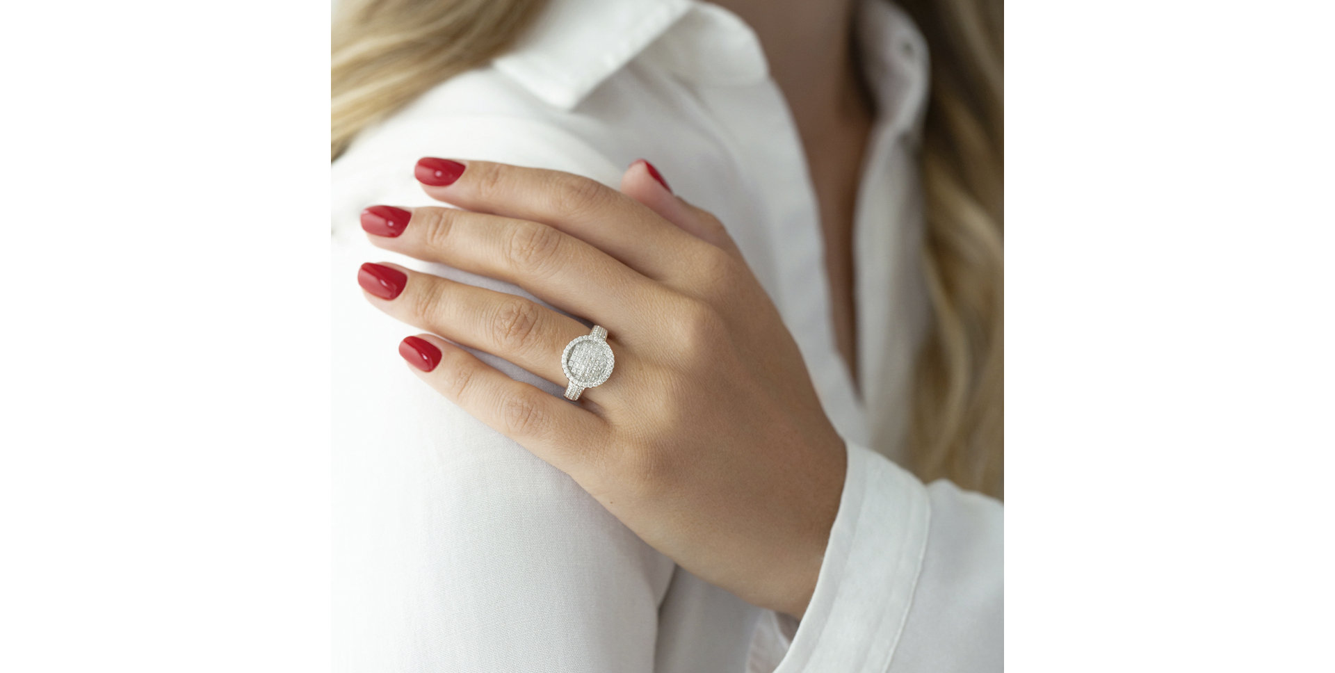 Prsten s diamanty Marcellin