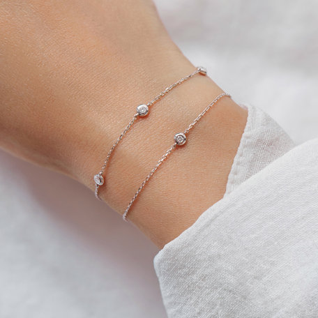 Náramek s diamantem Sparkling Dot