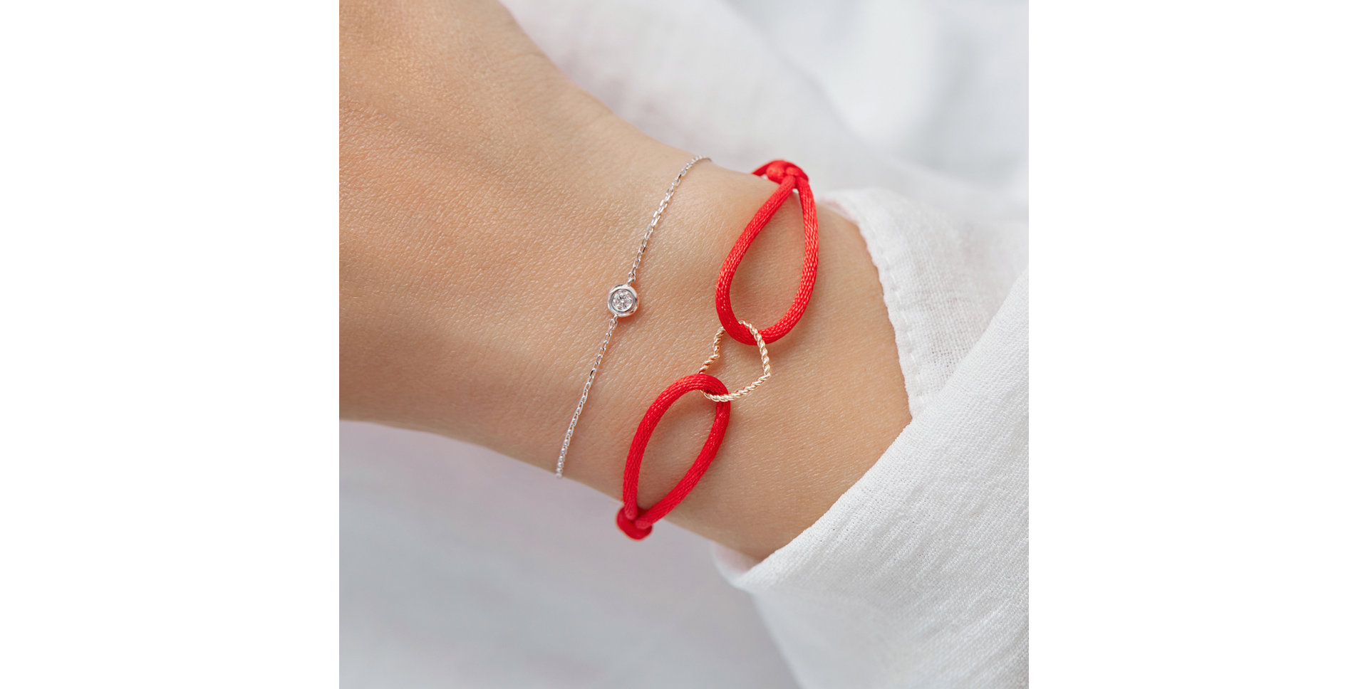 Náramek s diamantem Sparkling Dot